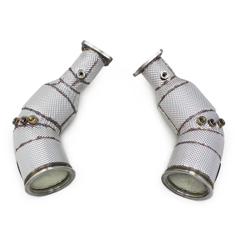 

Система выхлопной трубы для Audi RS5 2.9T 2019-2024, водосточная труба из нержавеющей стали с катализатором 100 ячеек/200 ячеек/300 ячеек