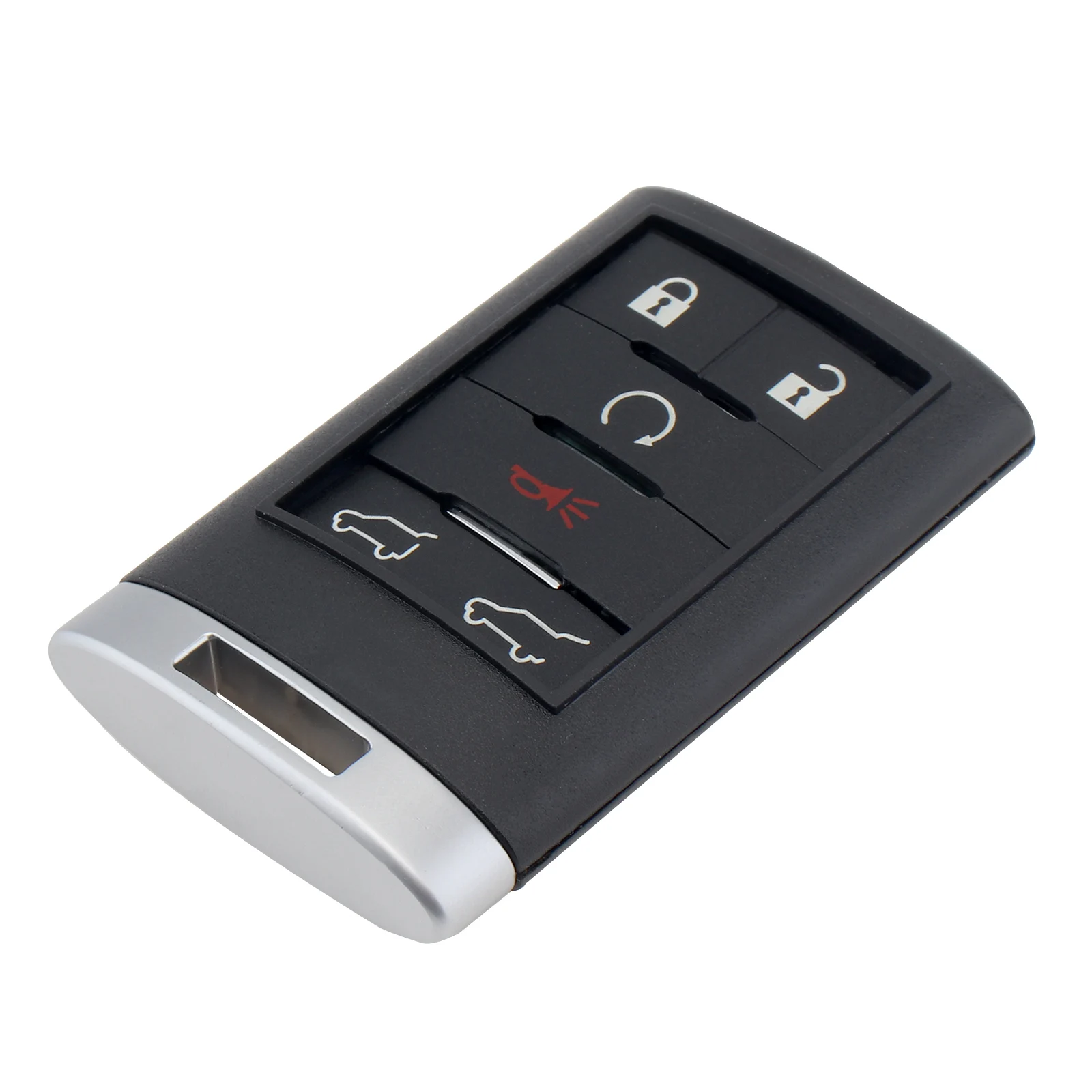 6 أزرار سيارة مفتاح بعيد قذيفة فوب صالح ل Cadi llc Esca lade مفتاح بعيد فوب غطاء حافظة N0 مفتاح صغير #4