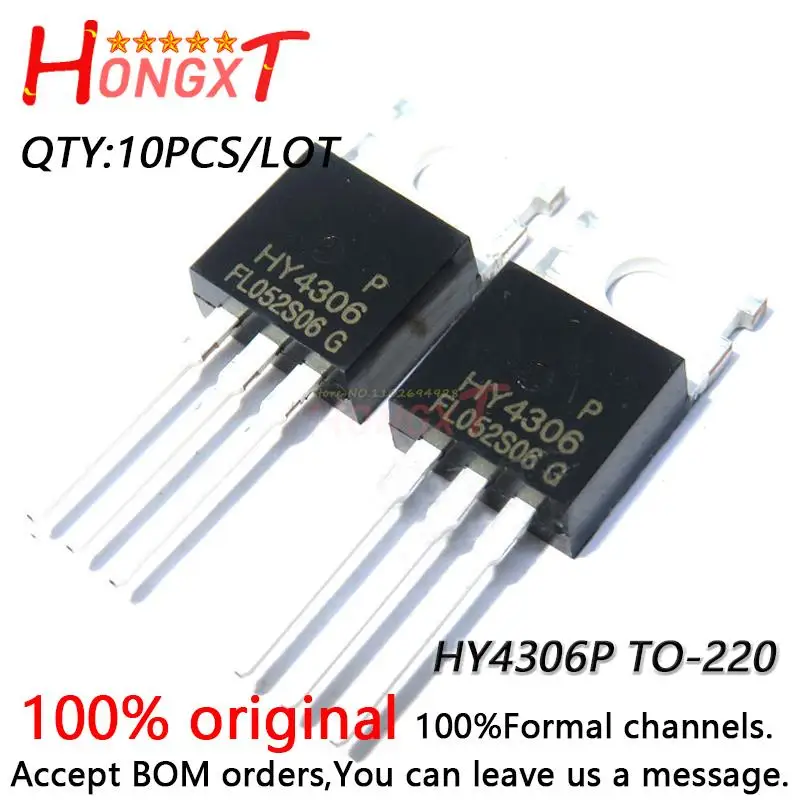 10PCS 100% NEW Original HY4306P HY4306 HY3606P HY3606 TO-220 Field Effect MOS Tube 60V 230A 162A.