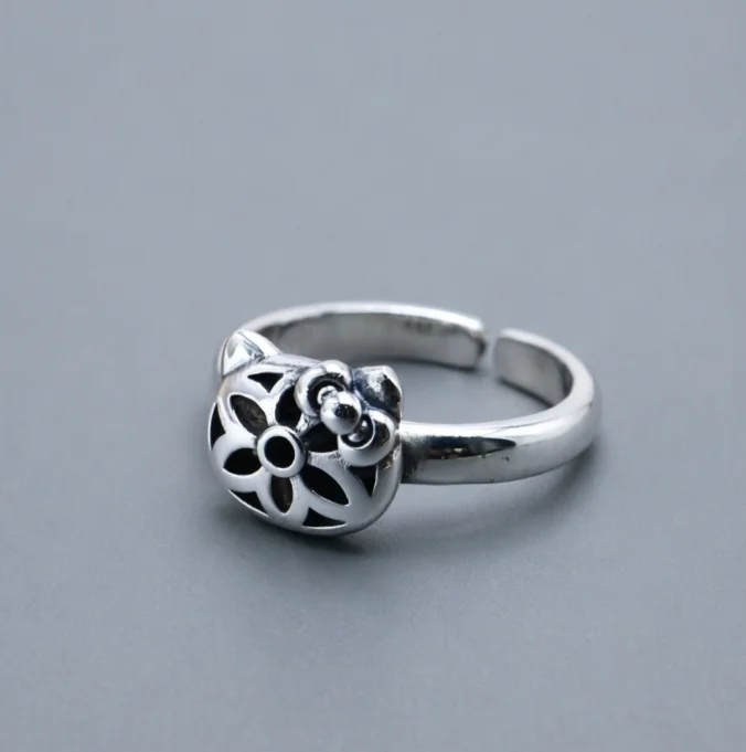 fresh-cute-s925-sterling-silver-cut-out-cherry-blossom-easiest-for-matchfashion-open-ring-handmade-trendy-men-and-women-rings