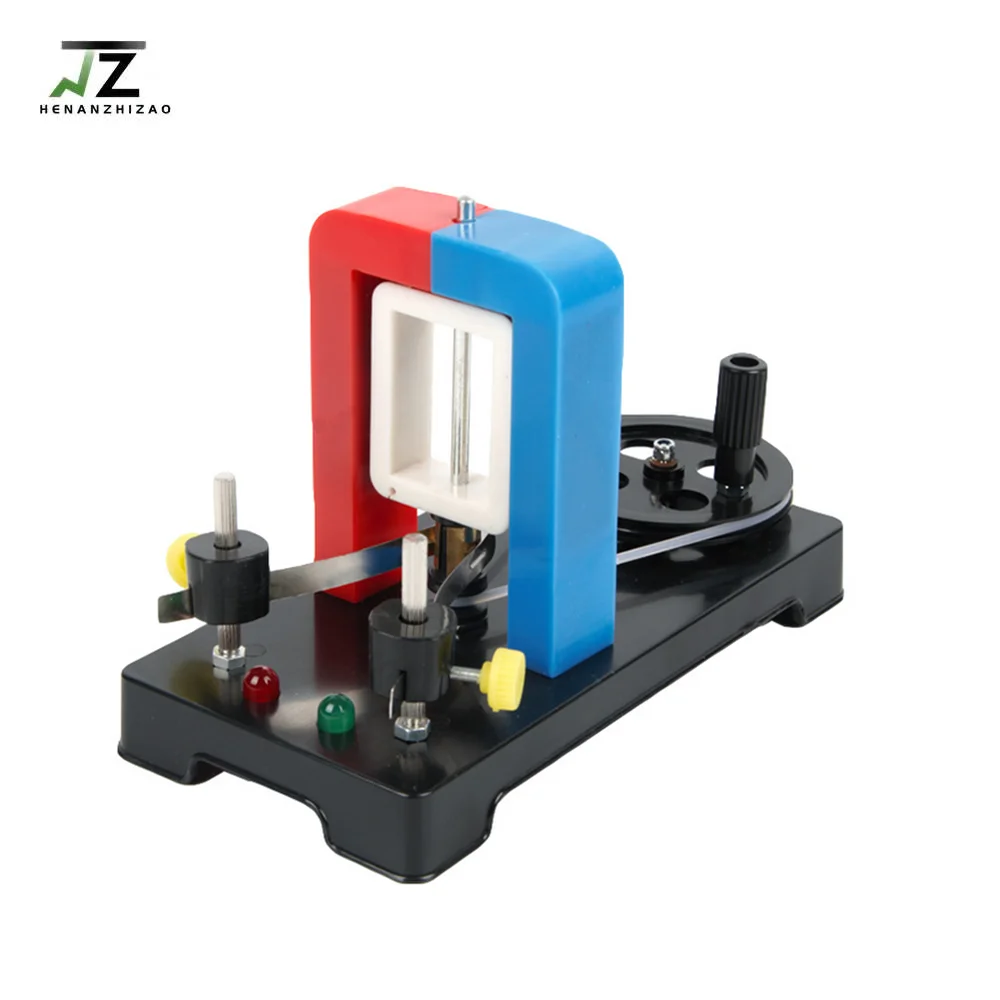 Hand Operated DC Generator Teaching Device Dynamo of Faraday Experimental  Apparatus