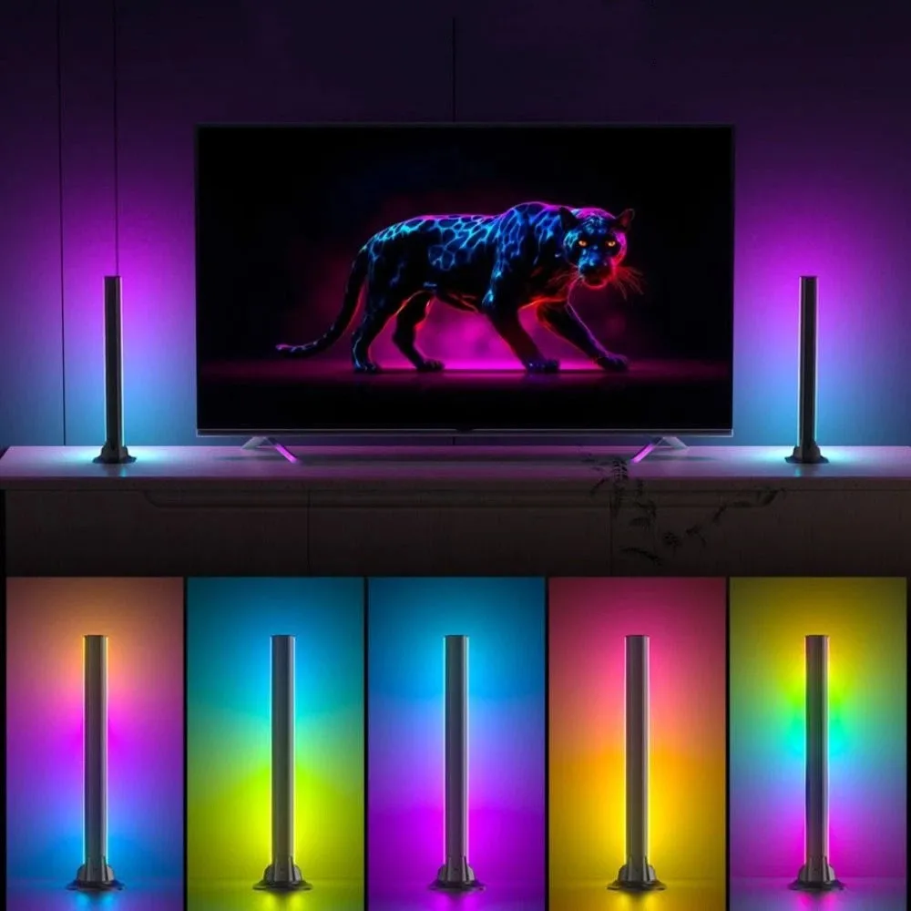 

RGB Pickup RGB LED Light Bar USB Powered Smart Music Rhythm Lights Light Music Symphony Mode TV Backlight Computer Monitor