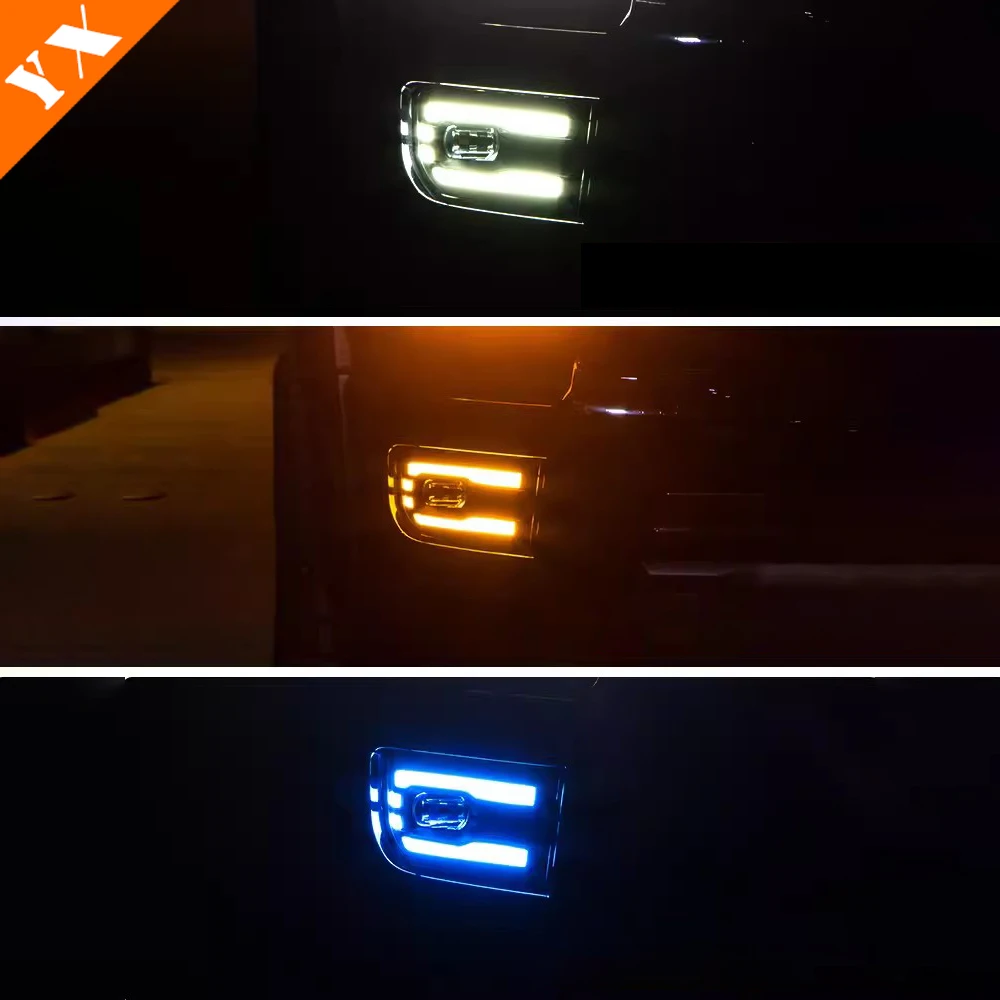 For haval h5 2023 2024 Accessories Replacement Accessories Car Front Fog Lamp LED Light Daytime Running Light Decoration 2pcs