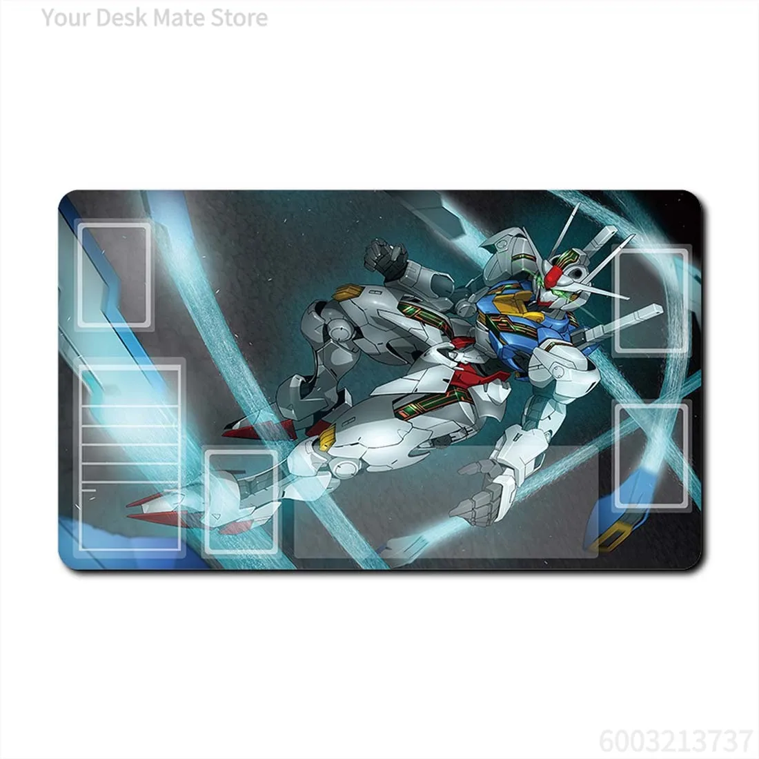 Gundam Witch From Mercury Aerial Playmat Waterproof Anti-slip Card Game Mat