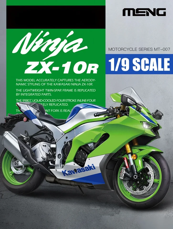 6/13迄　MENG 1/9 Kawasaki Ninja ZX-10RR Se5679893b969468593edba1ab654d