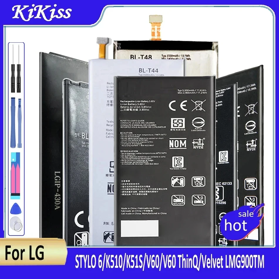 

BL-T46 BL-T48 BL-T49 Battery For LG V60 V60ThinQ LMV600VM STYLO 6 STYLO6 LM-Q730MM K510 K51S LM-K410BMW LM-K51 phone Batteries