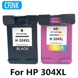 304 304XL Compatible Refillable Ink Cartridge Replacement For HP304 304XL for HP 2620 2630 2632 2633 2634 3720 3730 3732 Printe