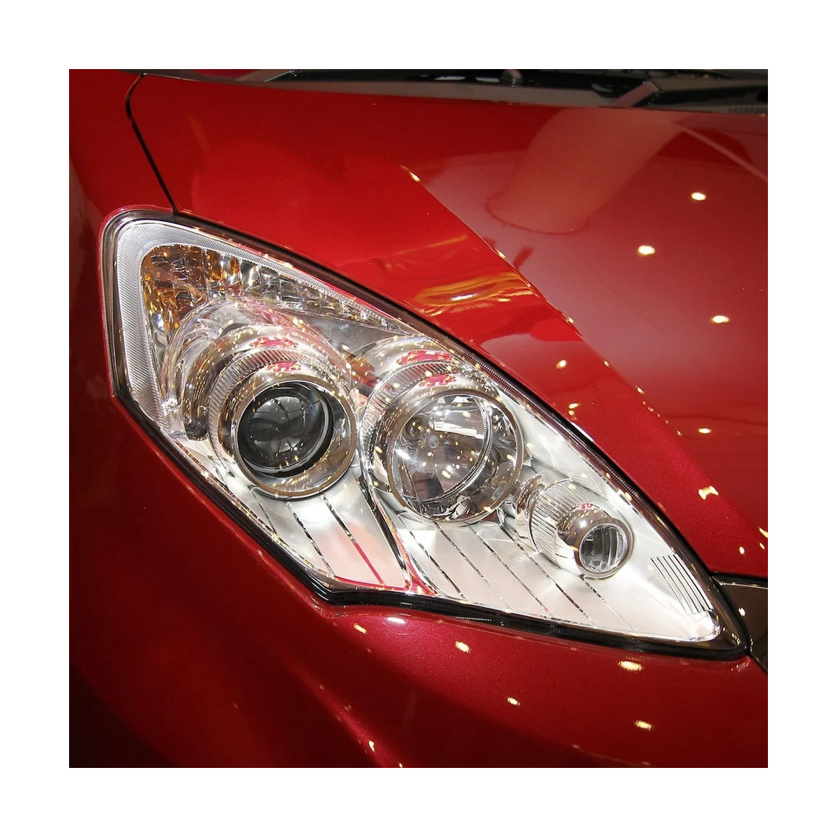 Car Right Front Head Light Lamps Transparent Lampshades Lamp Shell Headlights Lens Cover for Perodua Alza 2009-2021