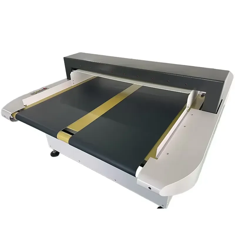 Dynamic Metal Detector Machine for Textile Blanket Quilt Large Format Garment Metal Detector Conveyor Belt
