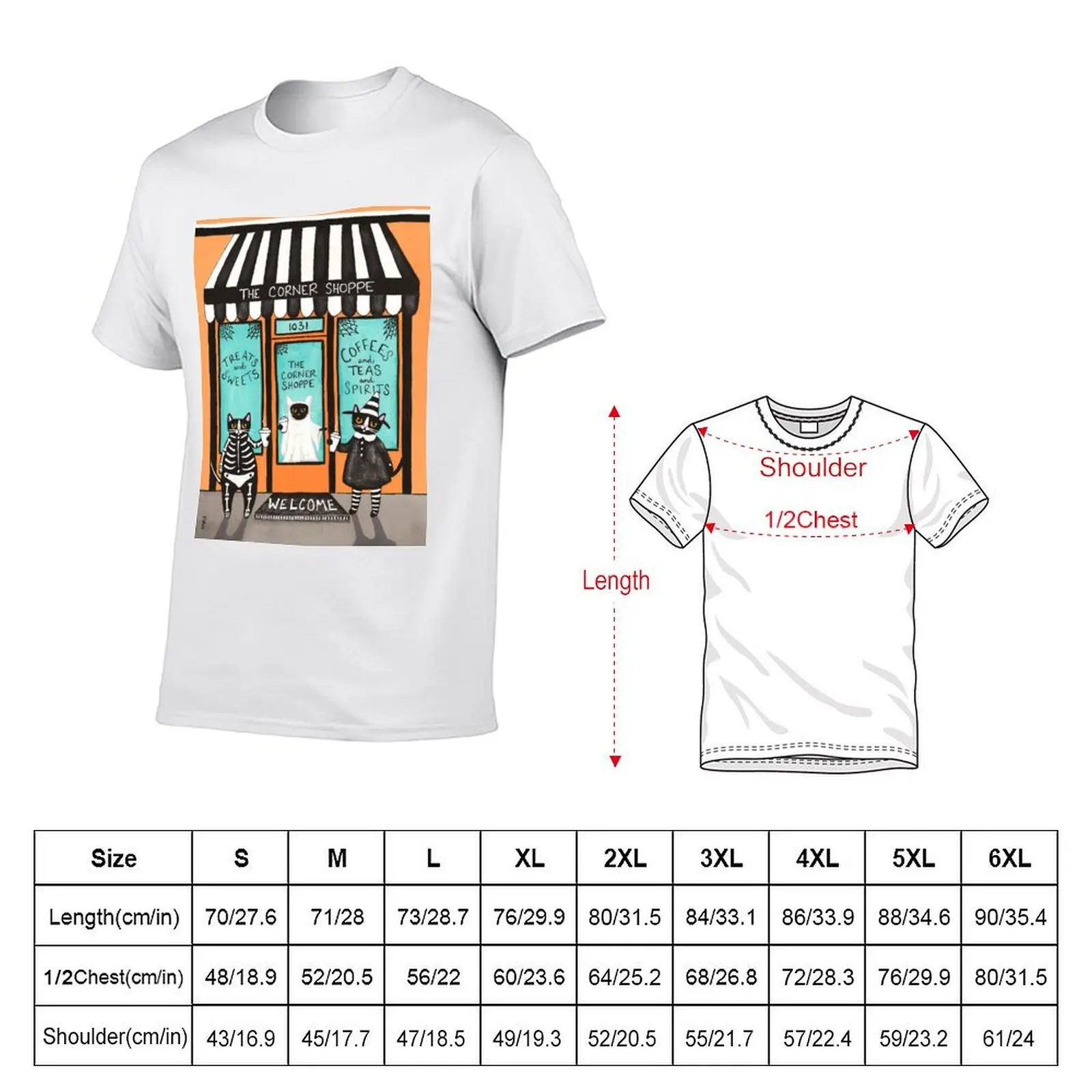 The Halloween Corner Shoppe T-Shirt Labor Work Casual T-Shirt