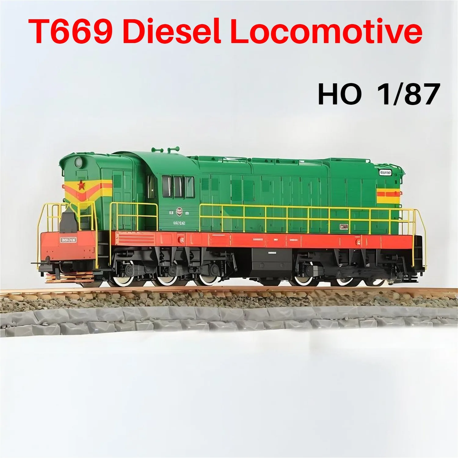 

PIKO HO Type 1/87 Toy Train T669 Diesel Locomotive 59781 DC Version Train Model Collectible Toy Gift for Boys