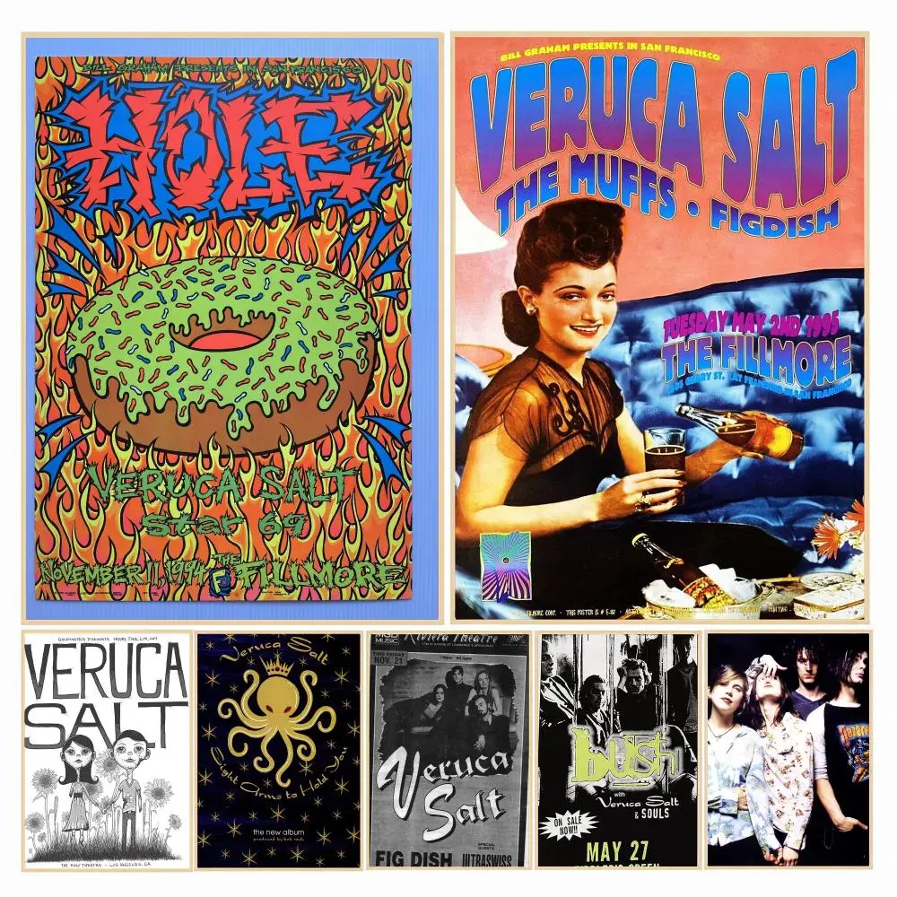 band V-Veruca Salt-T Poster Decorative Wall Art Sticker for Cafe Office Bedroom and Living Room