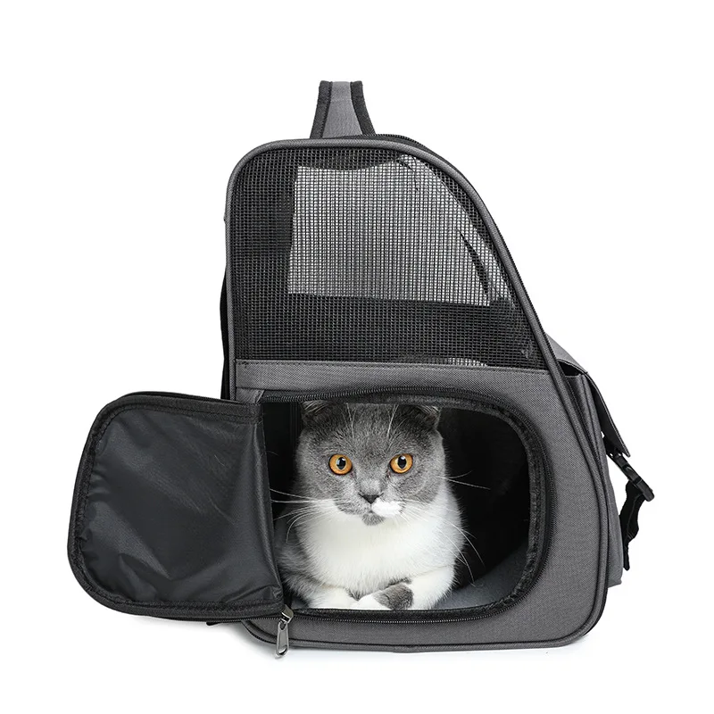 Big Space Cat Puppy Carrier Backpack Multifunctional Pet Double Shoulder Bags for Outdoor Walking Travelling transportin gato