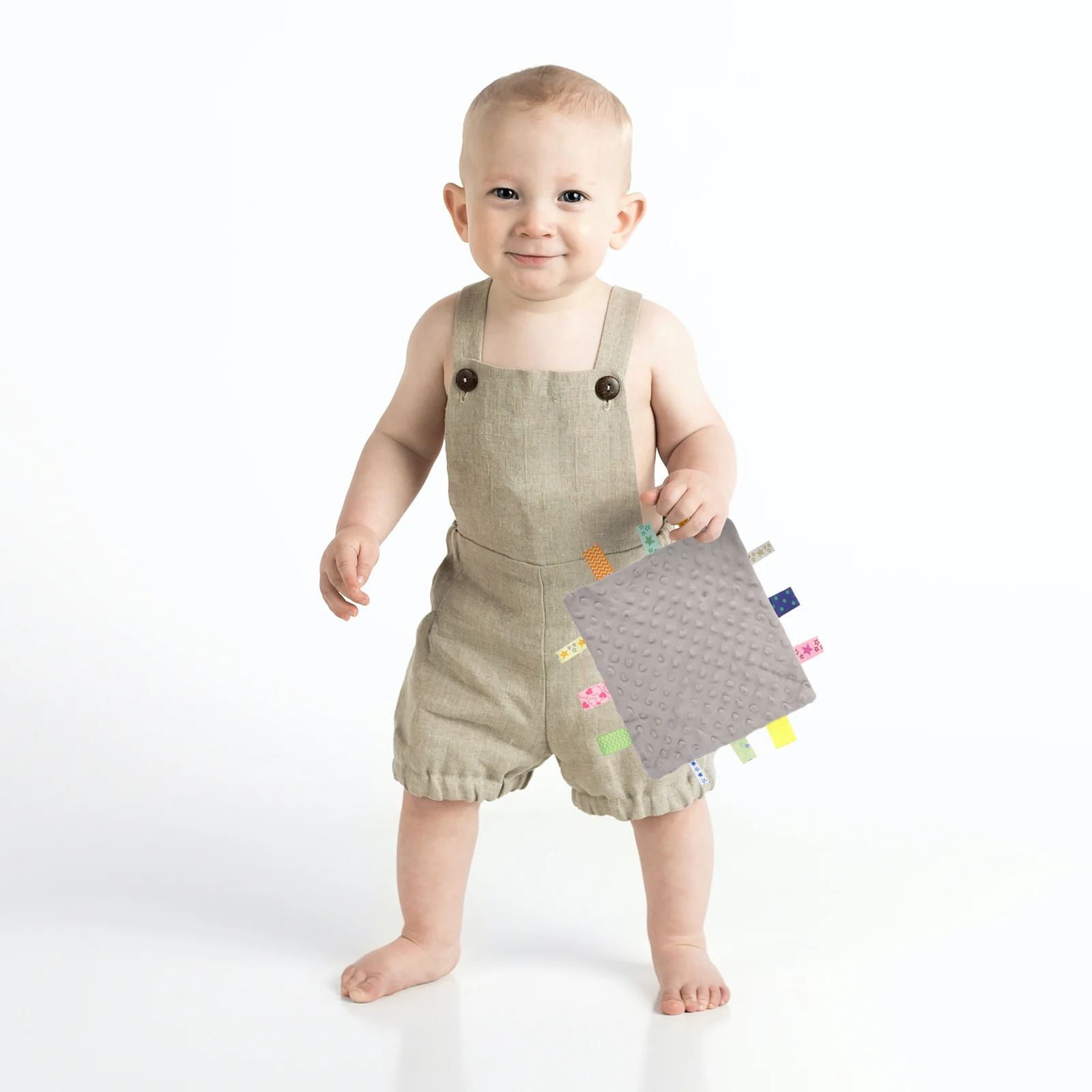 Newborn Baby Pacifying Soothing Towel Cartoon Tag Comfort Handkerchief Saliva Towel Kids Handkerchief Pacifying