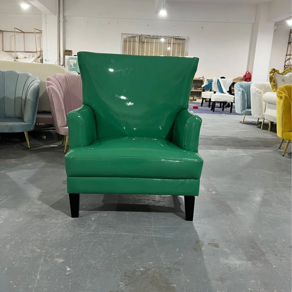 Foshan Furniture Modern Fashion Green Wedding Sofa Chair Bride And Groom For Event