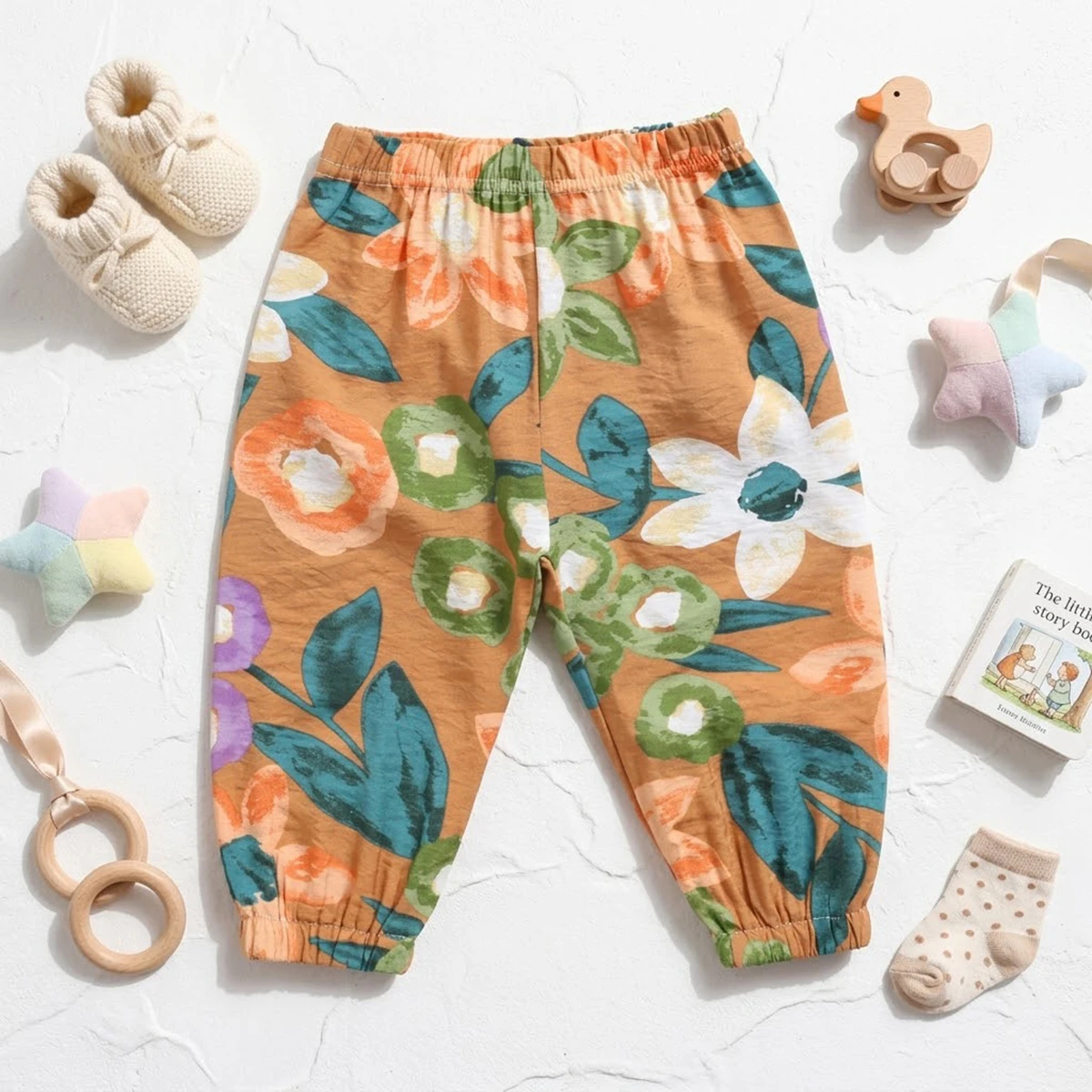 Toddler Girls Casual Long Pants Summer Baby PantsToddler Infant Cotton Princess Clothes