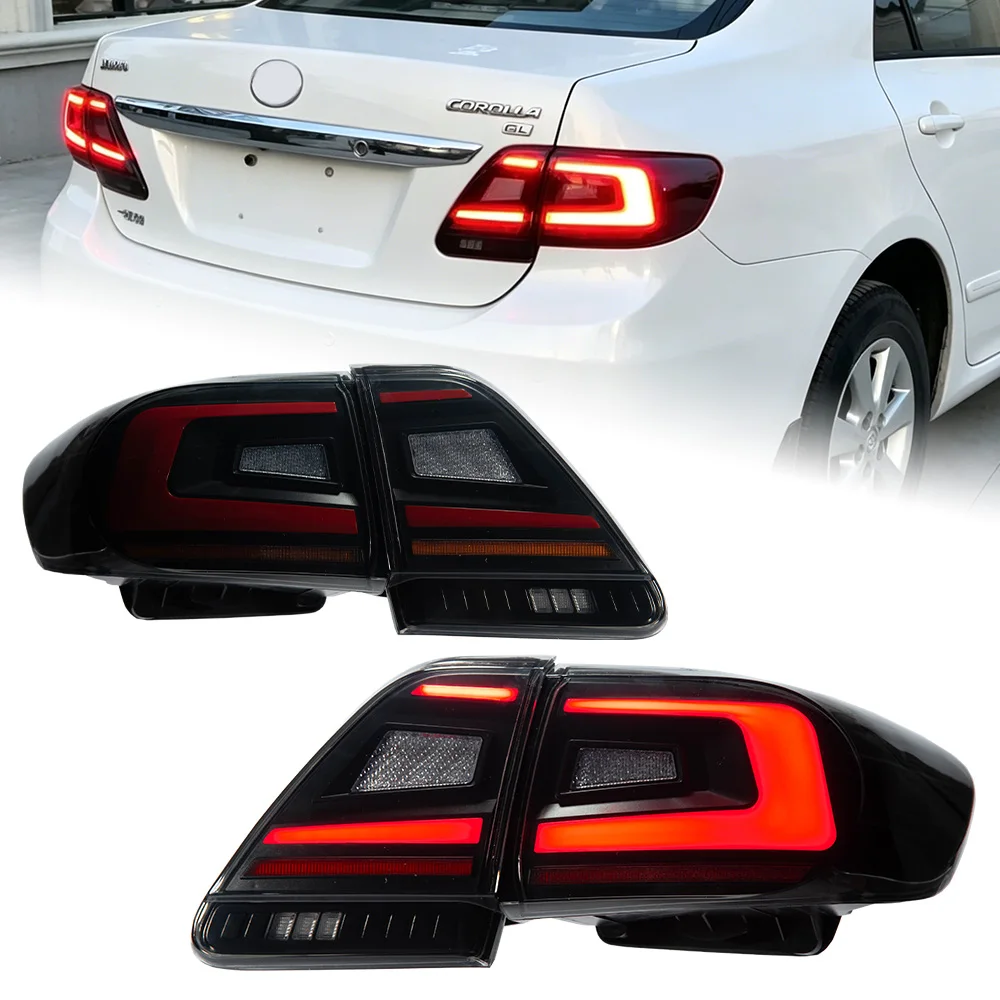 AKD Car Styling for Toyota Corolla Tail Lights 2011-2013 Altis LED Tail Lamp LED DRL Signal Brake Reverse auto Accessories