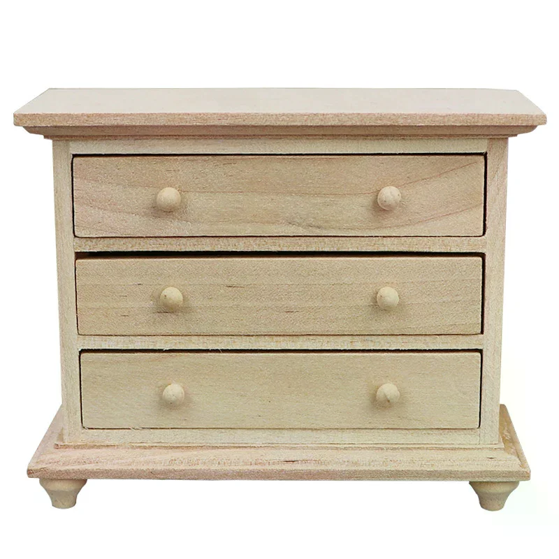 1:12 Puppenhaus Miniatur Schublade Schrank Spind Nachttisch Möbel Modell Dekor Spielzeug Puppenhaus Zubehör