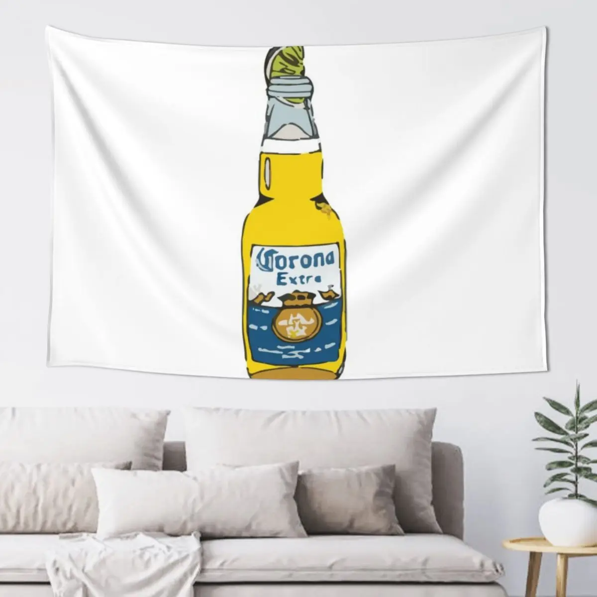 

Beer with Lime Tapestry Wall Decorations For Bedroom Tapestry