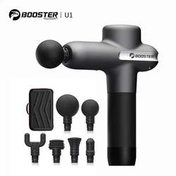 BOOSTER U1นวด Gun New Generation กลับและคอนวดเนื้อเยื่อลึก Percussion กล้ามเนื้อเครื่องนวดสำหรับออกกำลังกาย