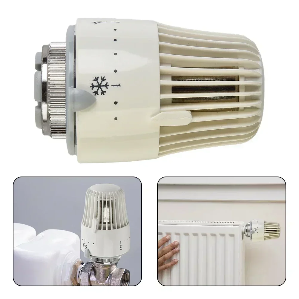 

2pcs Thermostat Tools Valve Heads Accessories Antifreeze Brass Control For 15mm Spool Head Heater Radiator Spare Parts