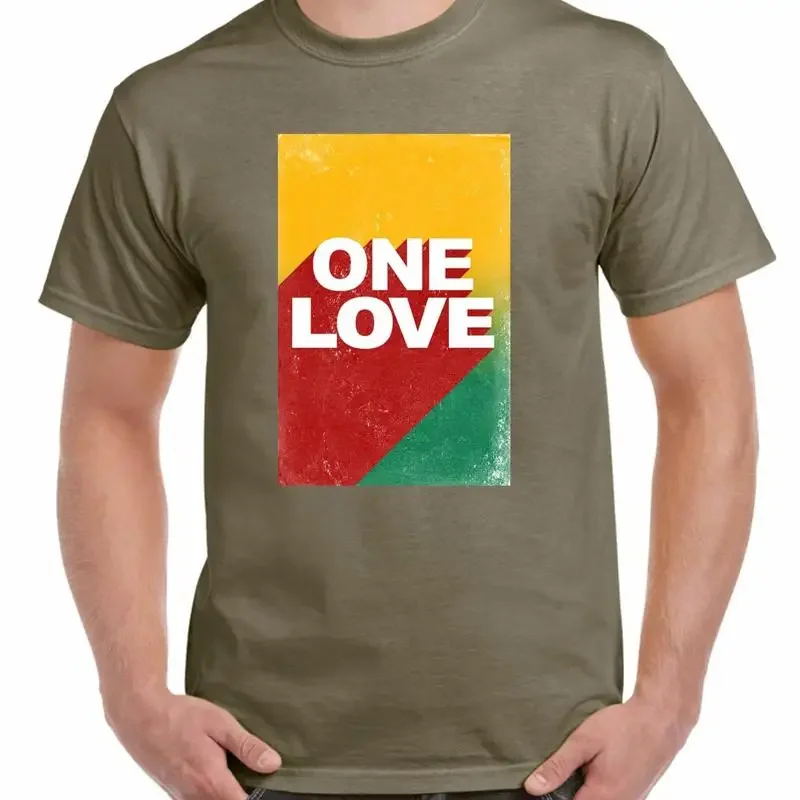 One Love Rasta Colours Men'S T Shirt