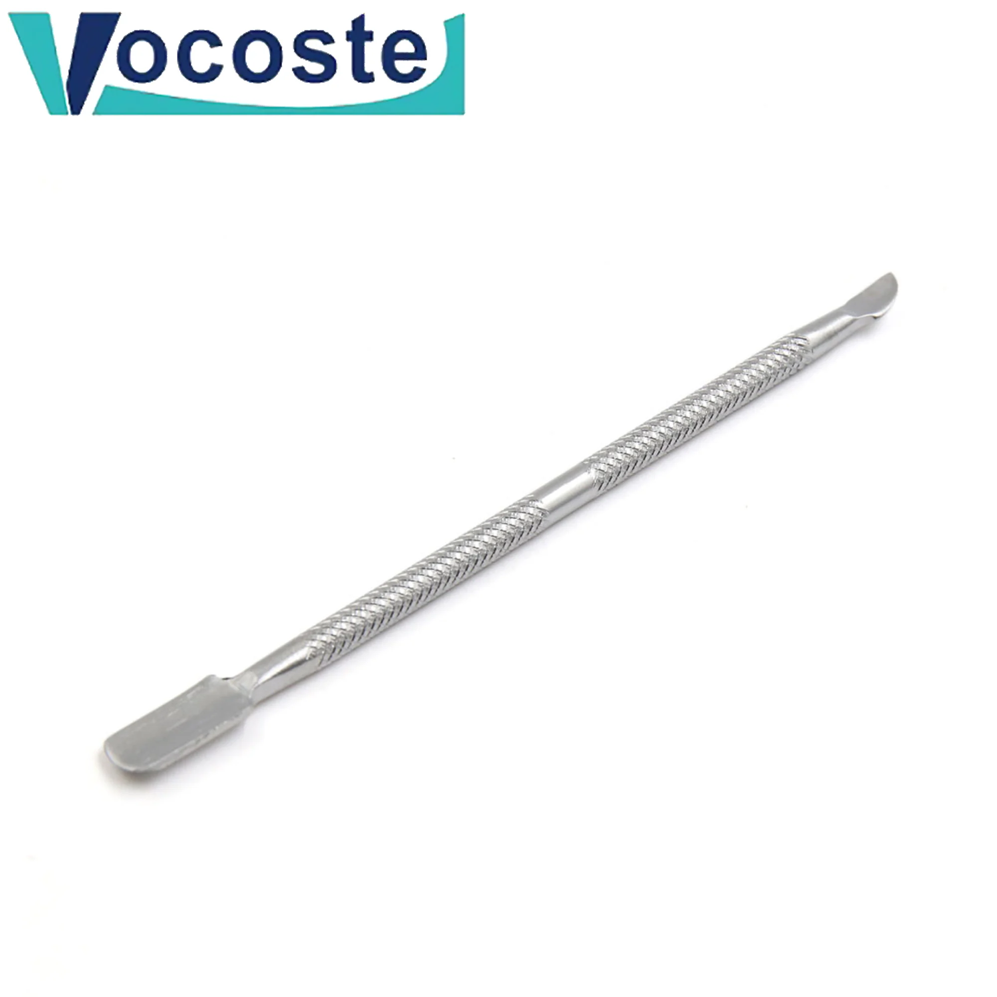 Vocoste Rvs Cuticle Pusher Manicure Pusher Pedicure Tool Manicure Nagelvijl Dode Huid Push Cuticle Remover Nail Push