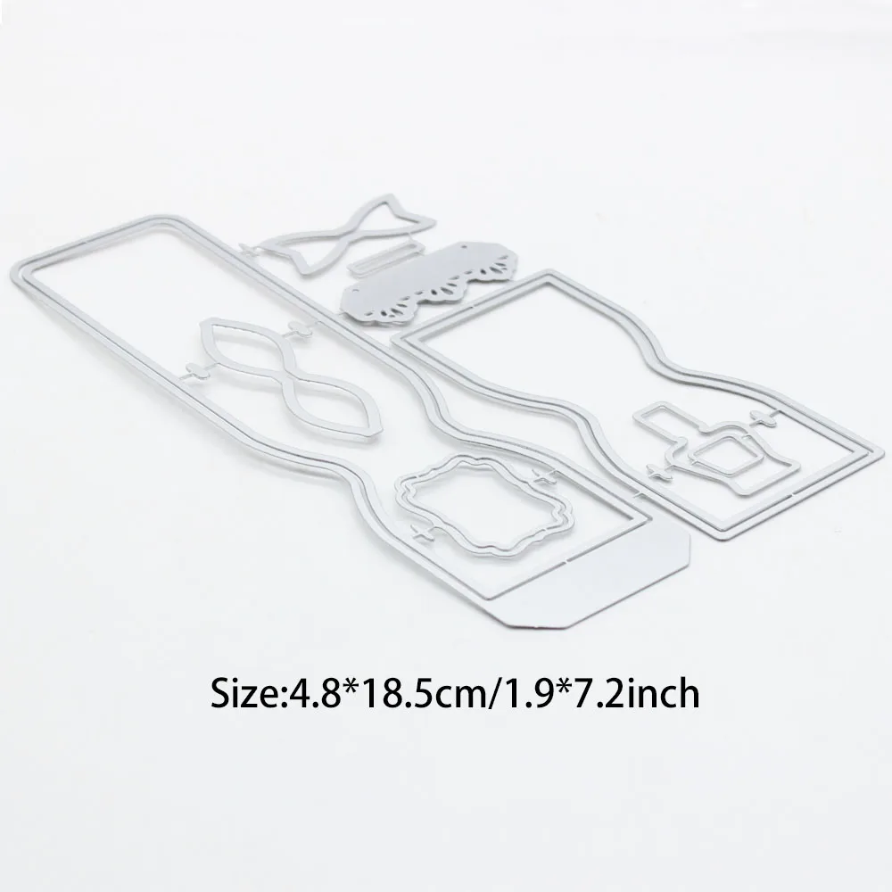 KSCRAFT Nail File Holder Metal Cutting Dies Stencils for DIY Scrapbooking Decorative Embossing DIY Paper Cards