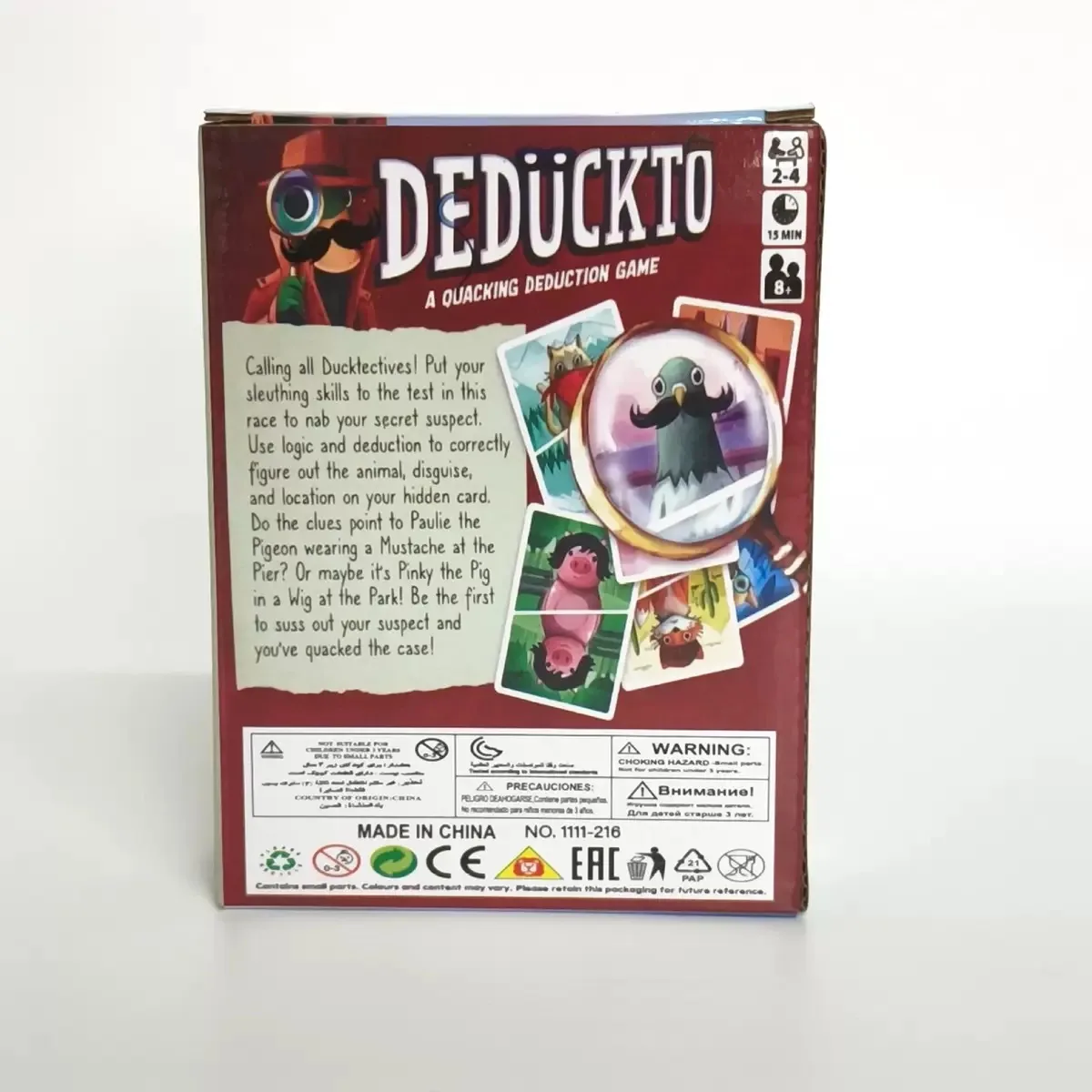 Duck Detective game Guess who I am? board games family gathering Game Cards - view 3