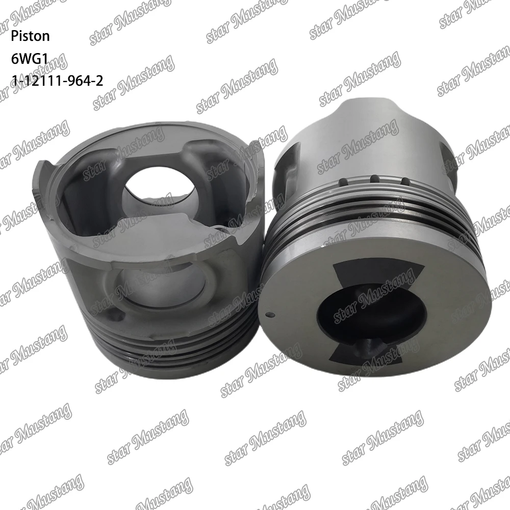 6WG1 Piston 1121119642 1-12111964-2 1-12111-964-2 Suitable For Isuzu Engine Parts