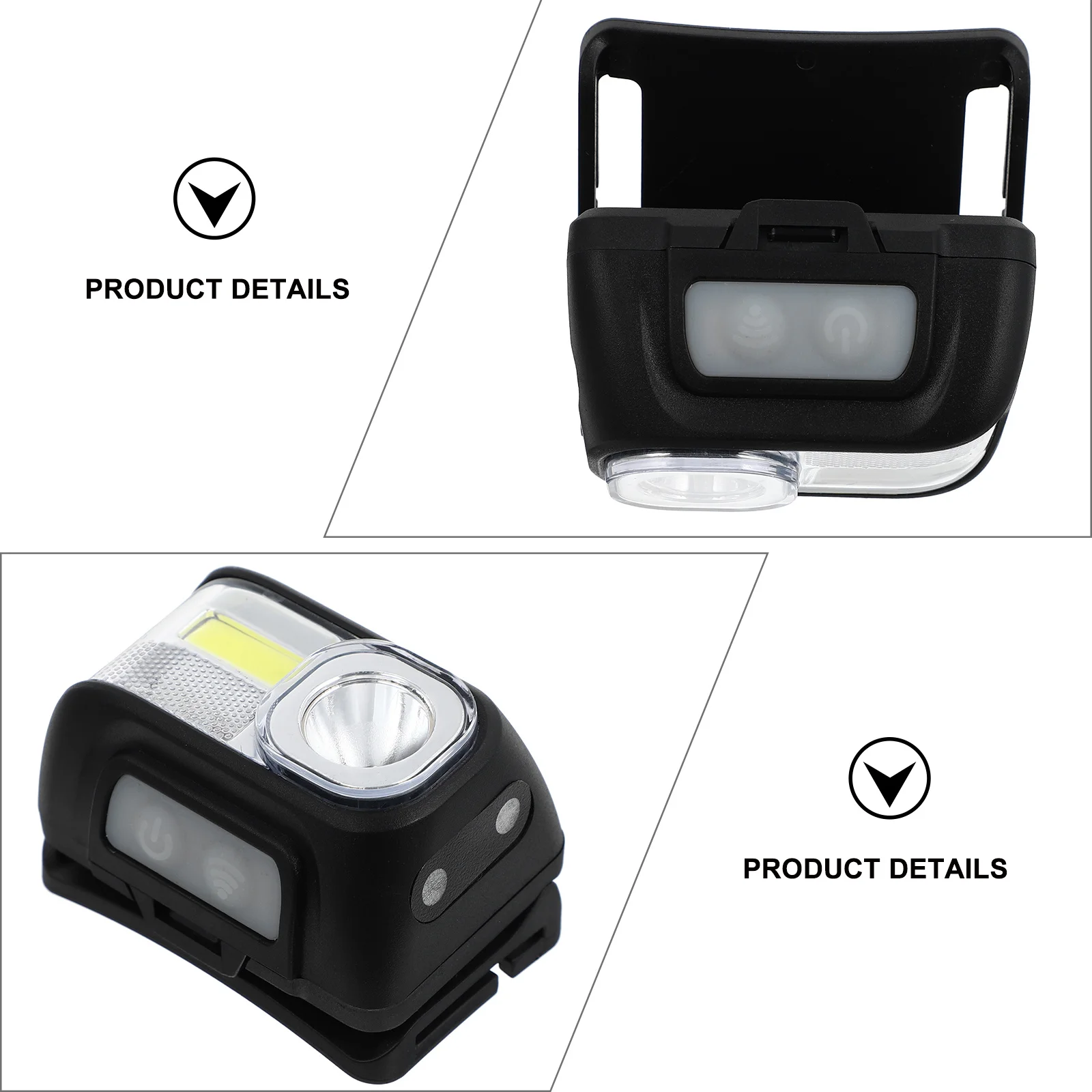 

Led Rechargeable Headlamp 5000Mah Sensor Headlight For Outdoor Hunting Cycling Camping Fishing Hiking Climbing Usb