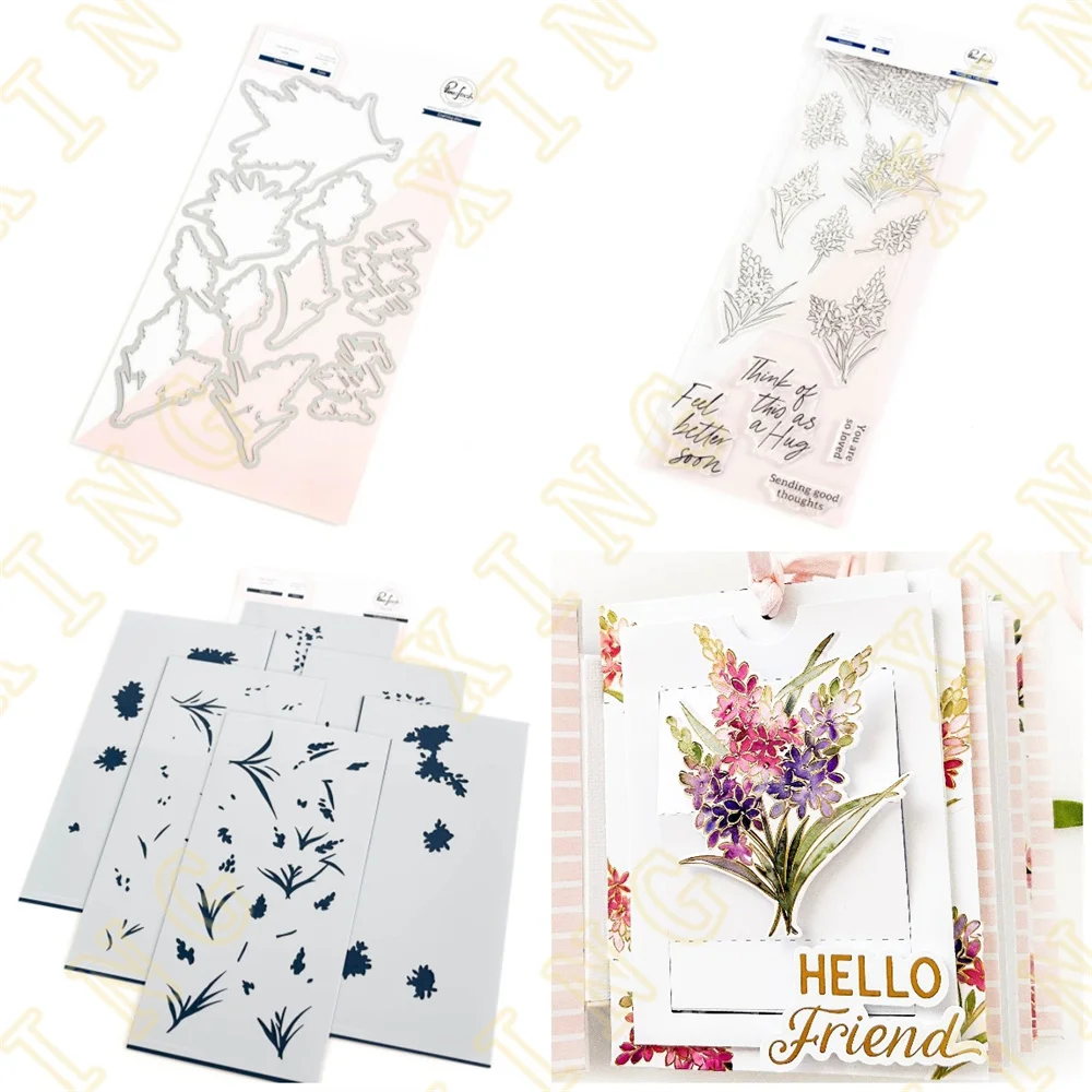 

Metal Cutting Dies and Stamps Diy Scrapbooking Card Stencil Paper Cards Handmade Album Stamp Die Sheets New Arrival Tuberose