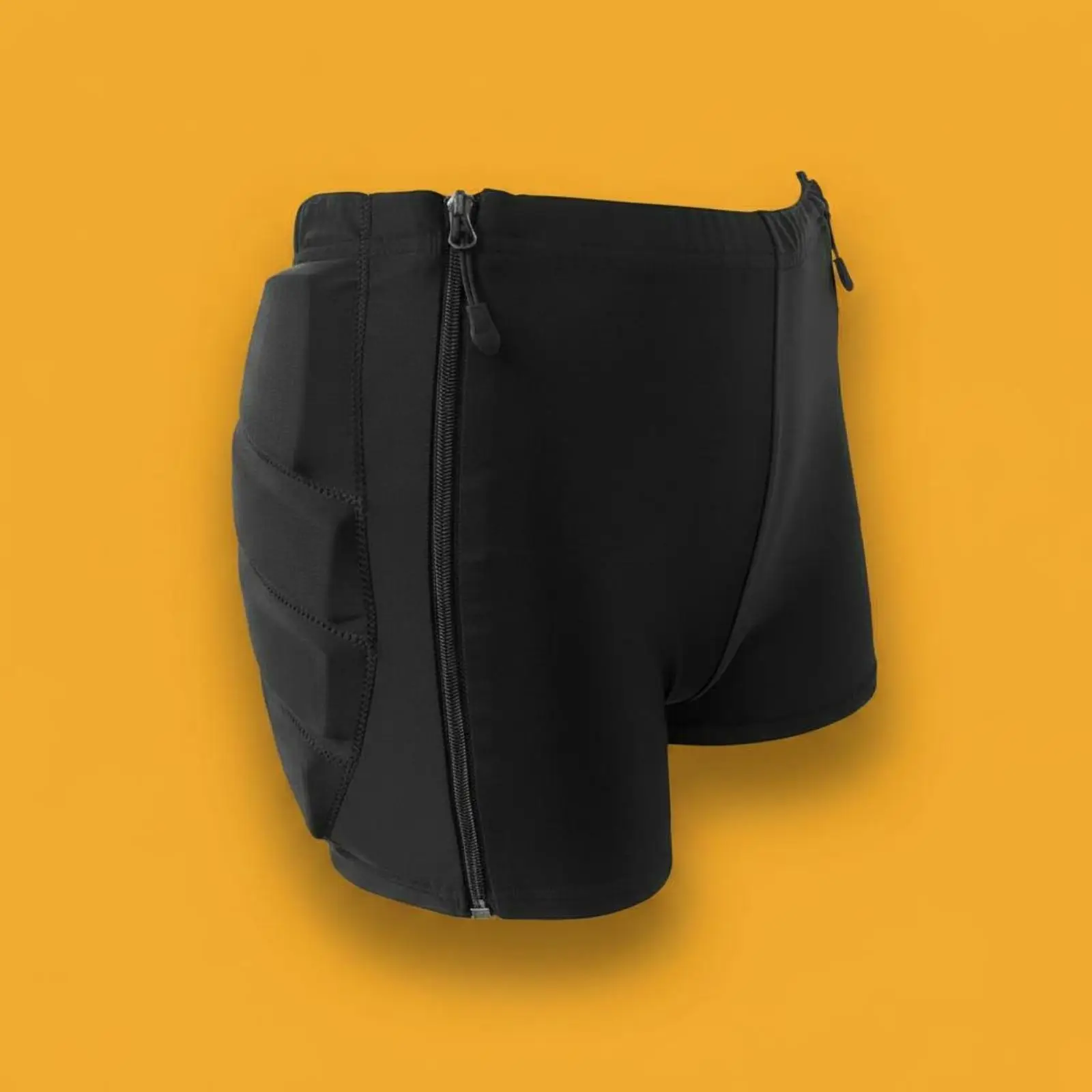 Padded Ice Skate Shorts Easy Side Zipper Guard Skating Shorts Shock Absorbing for Kids