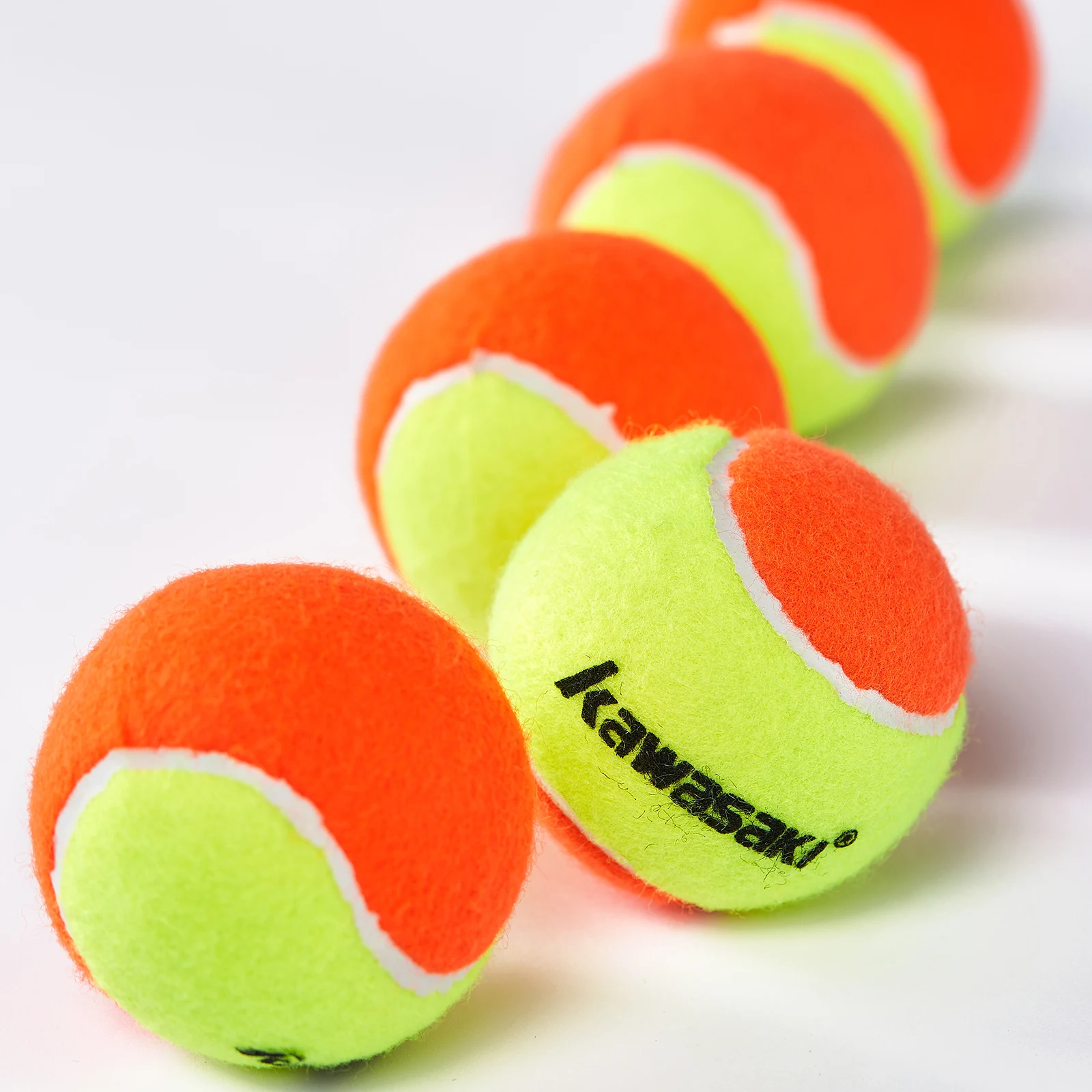 Kawasaki-pelota de tenis de playa, pelota de entrenamiento, práctica de tenis, duradera, resistente, paquete de 12 unidades