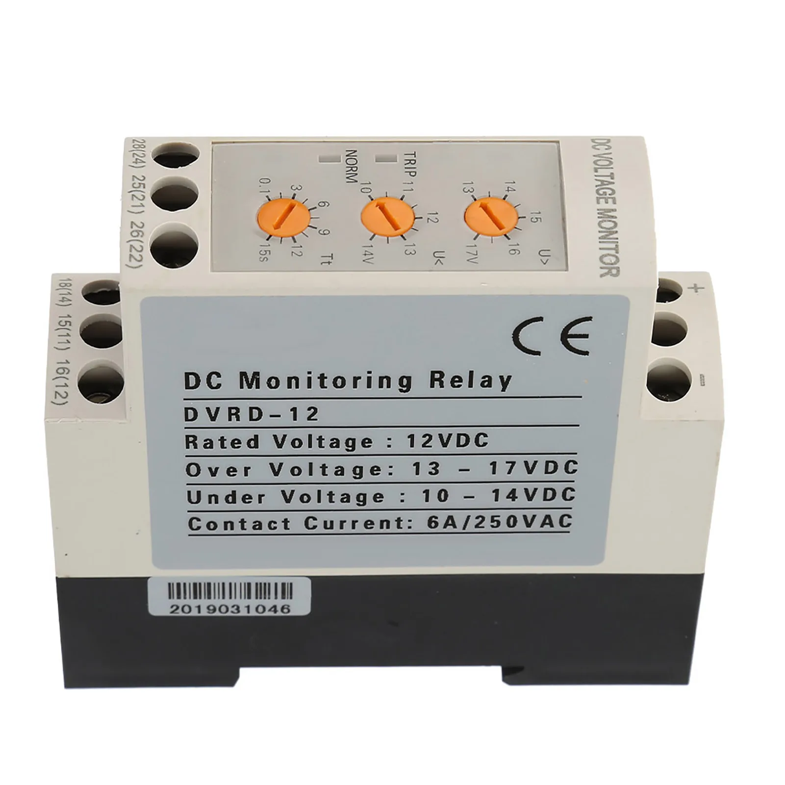 

12V/24V/36V/48V Over Voltage and Under Voltage Relay DVRD Overvoltage Undervoltage Protector