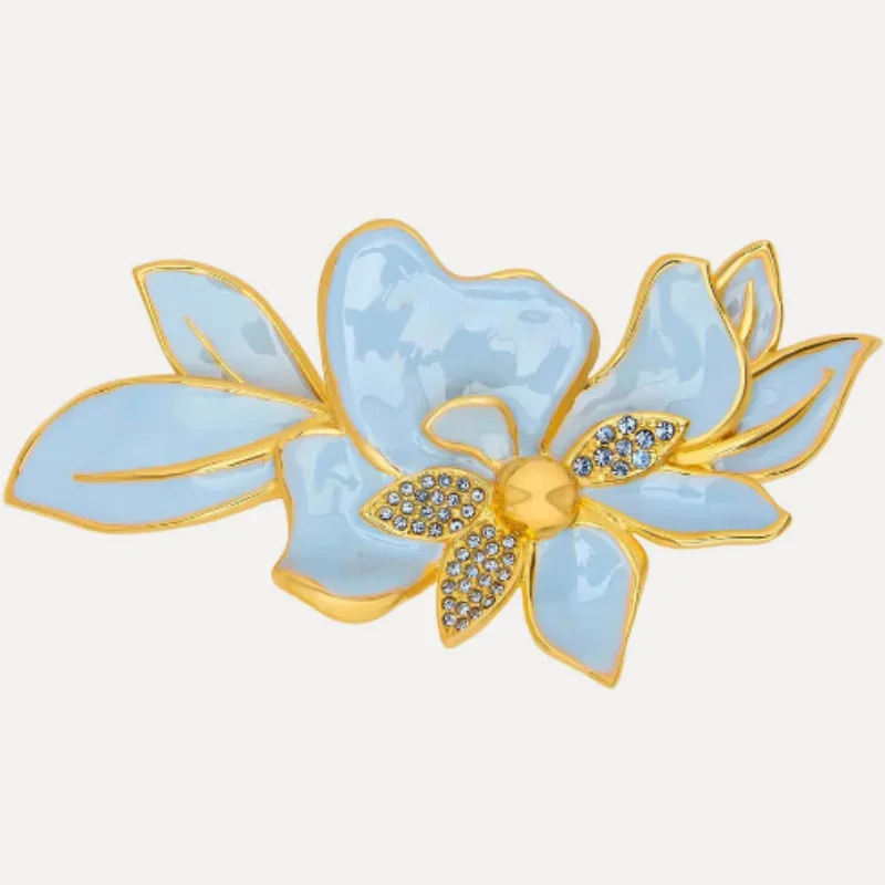 

Os Fashion Natural Plant Style Retro Minimalist Jasmine Flower Brooch