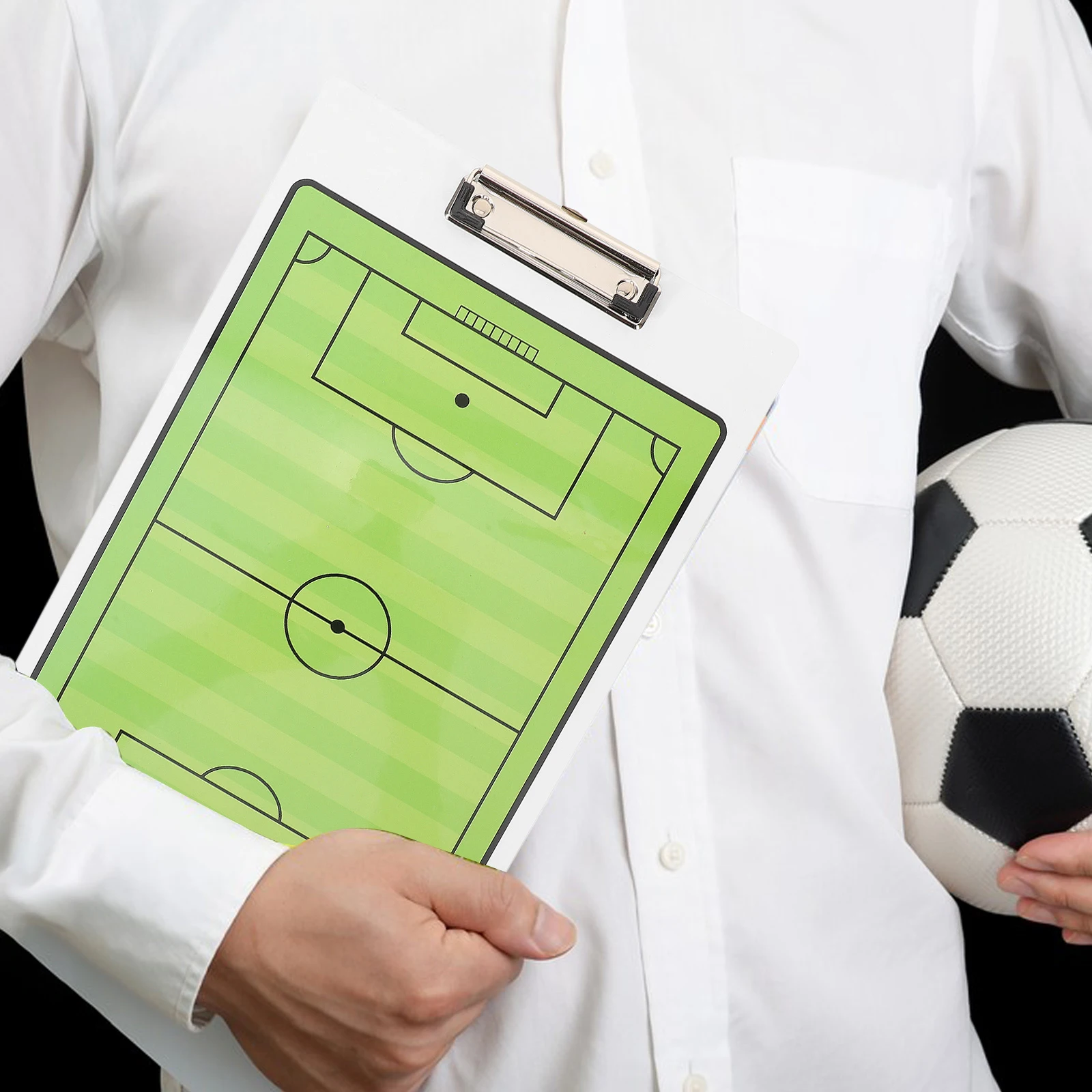 Voetbalstrategiebord Pvc Duurzaam Lichtgewicht Voetbaltraining Wedstrijdplanning Herbruikbaar Competitieschrijfbord tbv