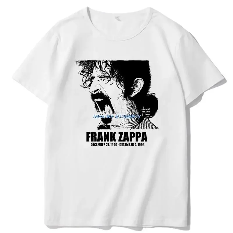 

Классические футболки с рисунком Frank Zappa Chunga's Revenge Rock, футболка для мужчин, футболки с короткими рукавами, летняя мужская одежда в стиле Харадзюку