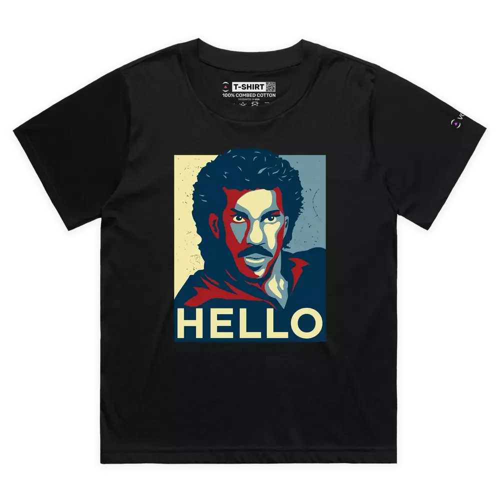 Your ‘Hello’ Lionel Richie Premium T-shirt - Lionel Richie, Music, R&B High Quality 100%Cotton Short Sleeve