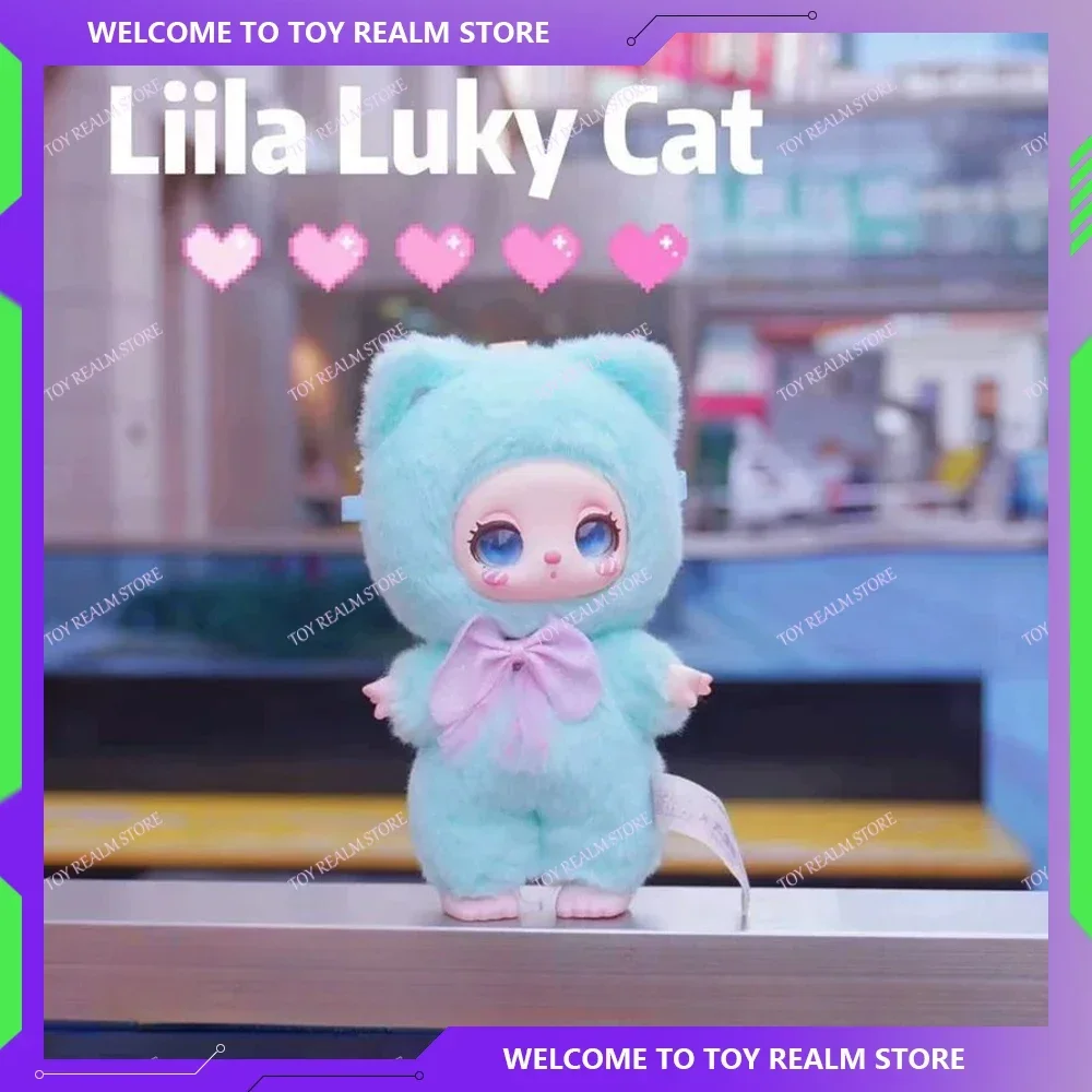 In Stock Liila Lucky Cat Blind Box Cured Lilia Mystery Box  Garage Kit Fashionable Toys Cartoon Christmas Gift Kawaii Kids Toys