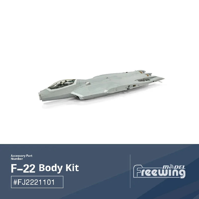 Freewing 70mm F-22 avion jeu complet d'accessoires Fuselage ailes principales queue plate queue verticale train d'atterrissage vis