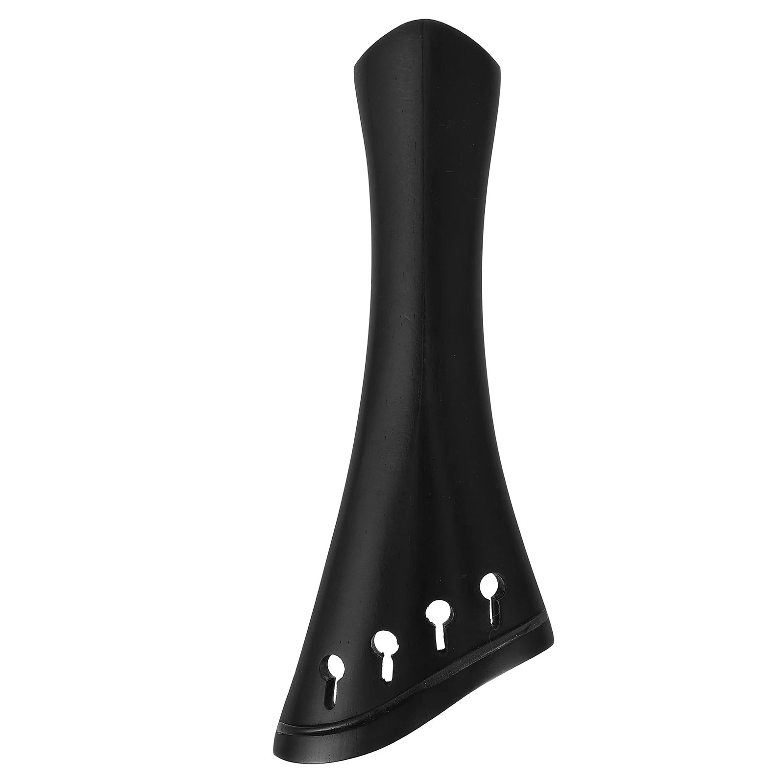 

Violin Tailpiece Chin Rest for 4/4 Pull Plate Accessory Kit Tailcord Replacement Ebony Adjustable Push Adjuster