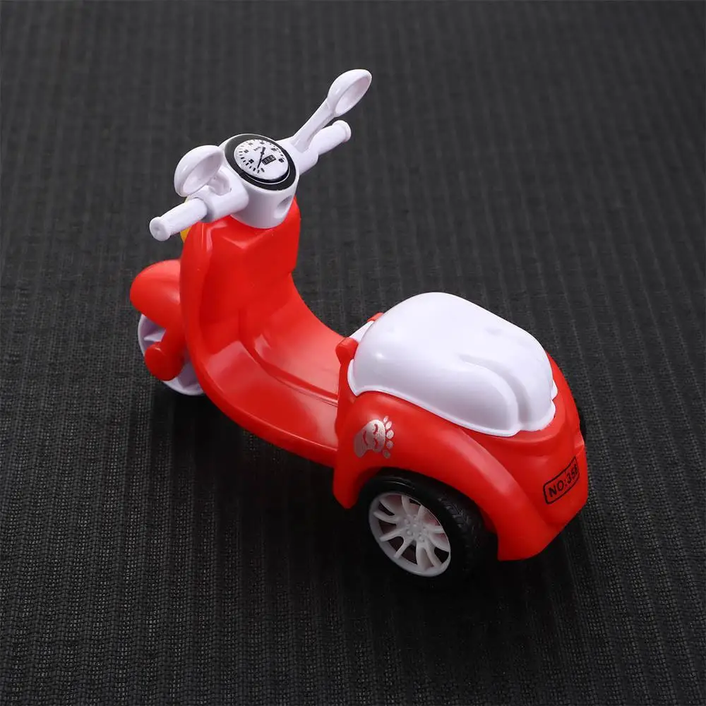 Plastic Simulation Motorcycle Model Girl Early Learning Vehicles  Inertia Car Boy  Mini Motorcycle Pull Back Car
