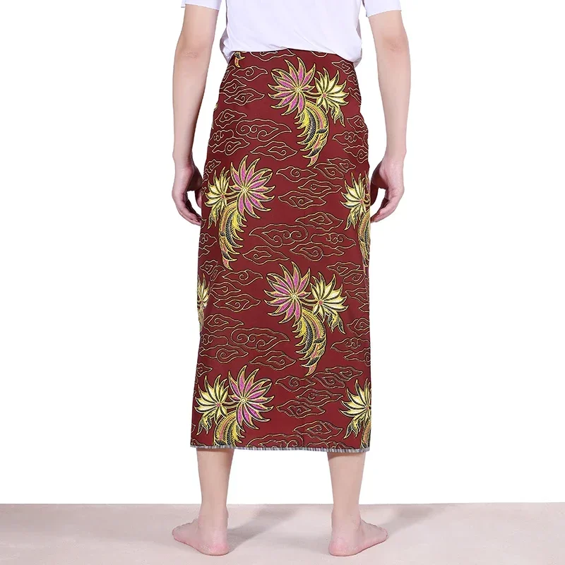 Sarong for Men Women Myanmar Longyi Tamane Skirt Southeast Traditional Clothing Thailand Thai Sinh Malaysia Longi Longgyi Lungi