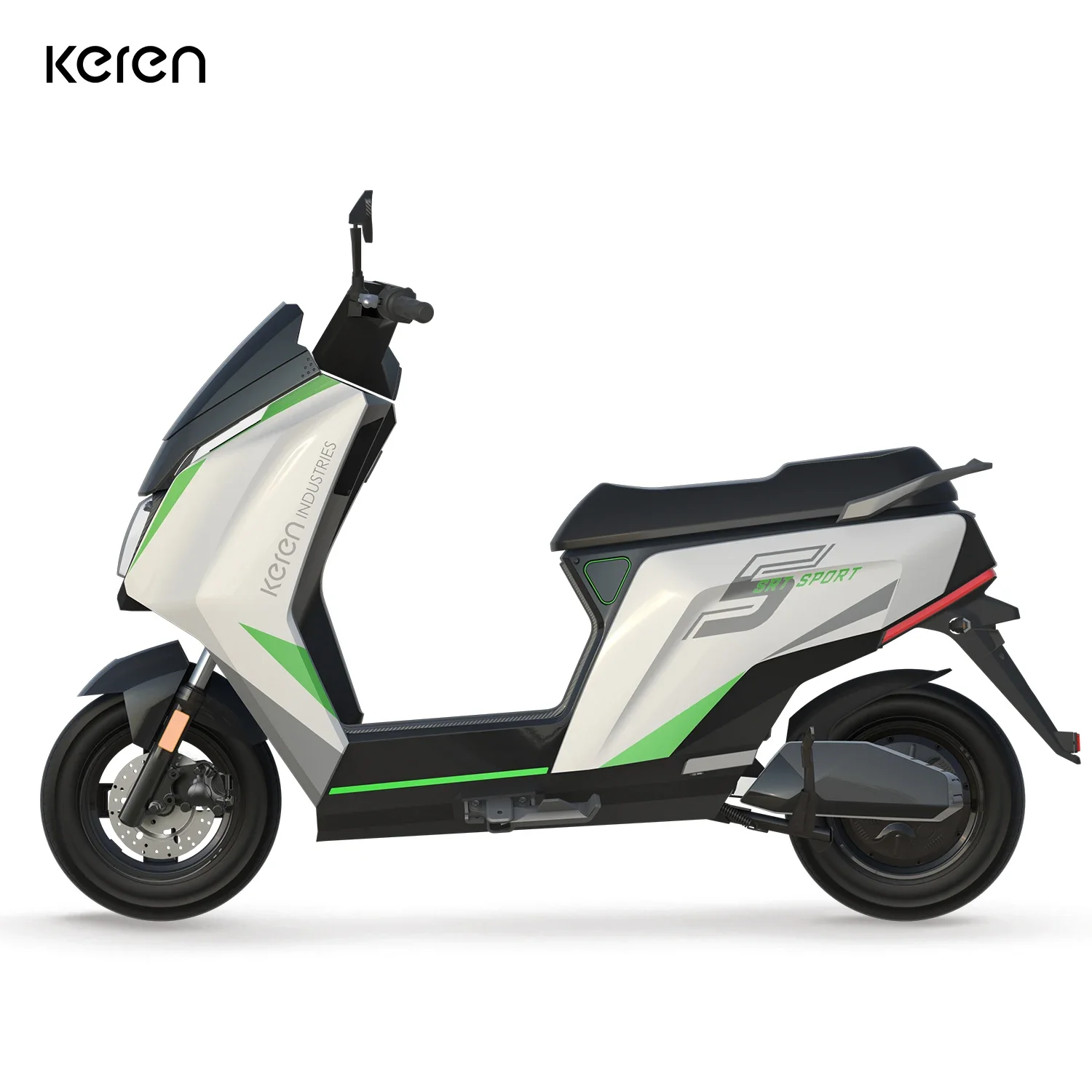 EEC COC Ev Scooter Motorbikes 1800w 72V 32.5Ah Lithium Battery 72km/h Electric Motorcycle