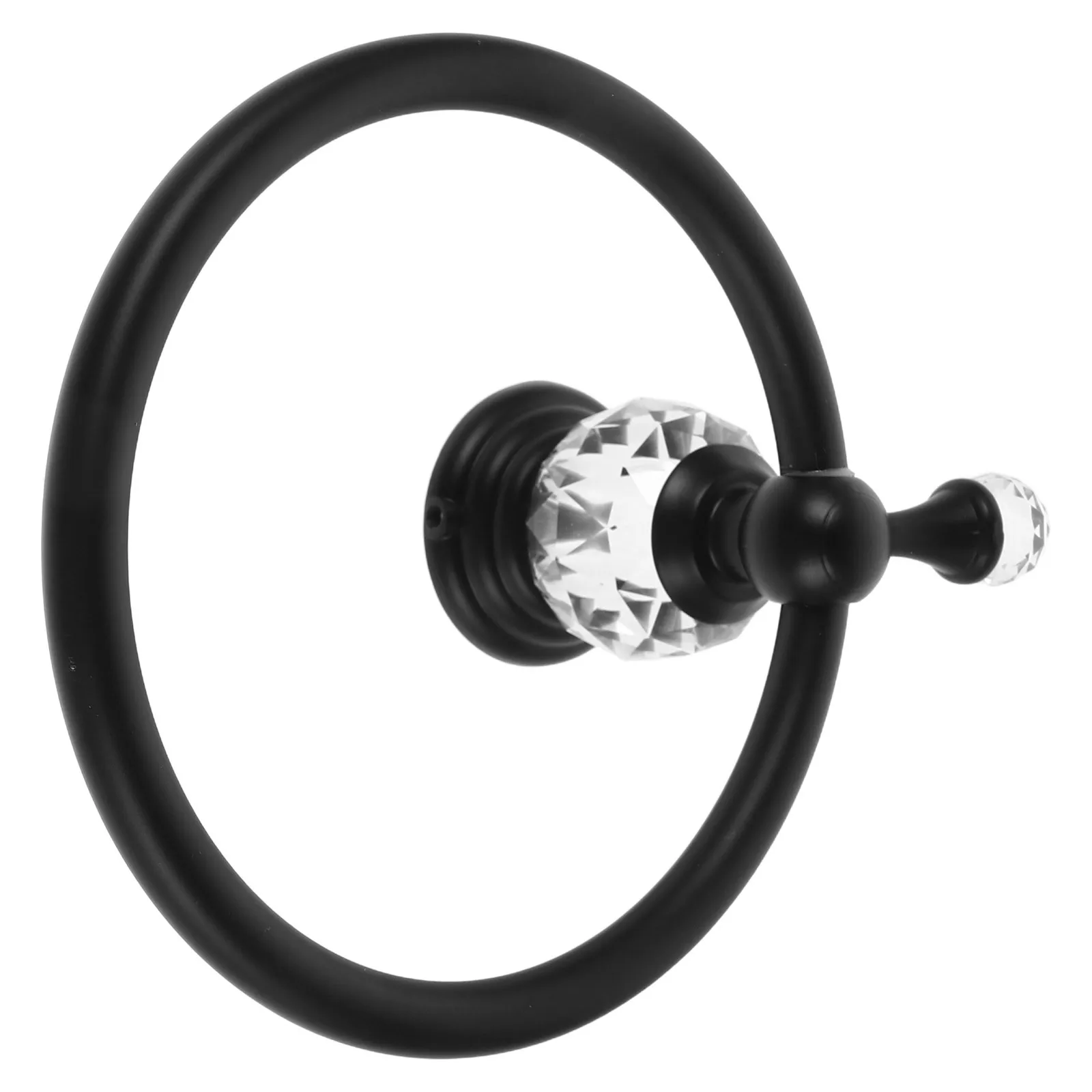 

Хрустальное кольцо, настенный держатель для ванной комнаты для декора ванной, вешалка для полотенец с блестящим акцентом, вешалка для полотенец для ванной комнаты