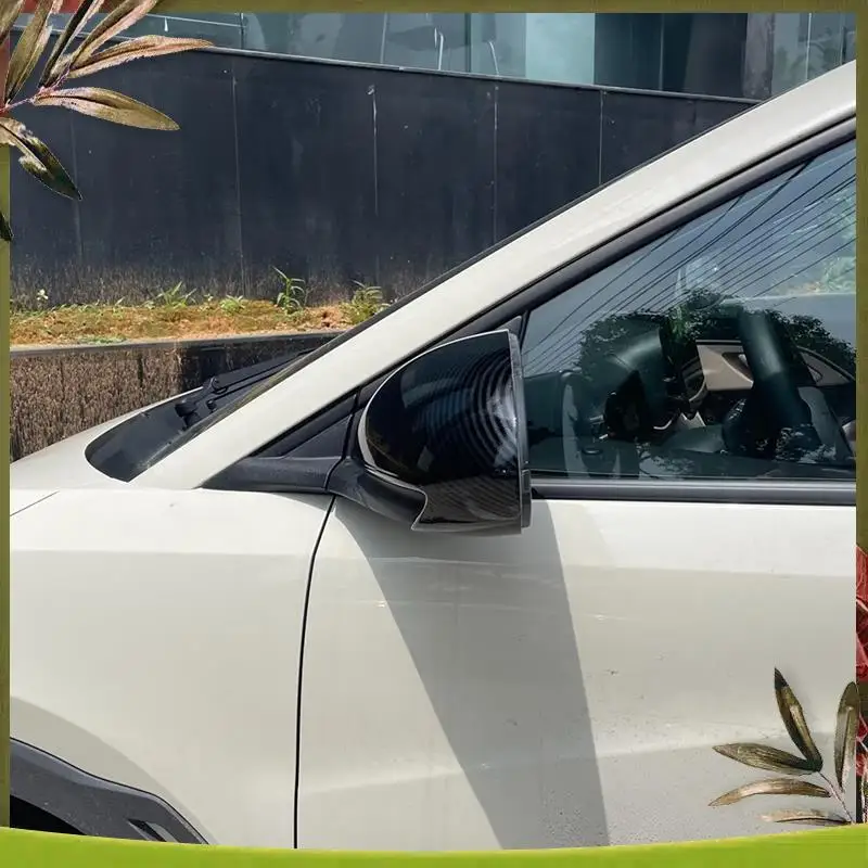 

AB98-Carbon Fiber Look Side Door Rearview Mirror Cover Trim Cap Protective For BYD Dolphin Mini/BYD Seagull