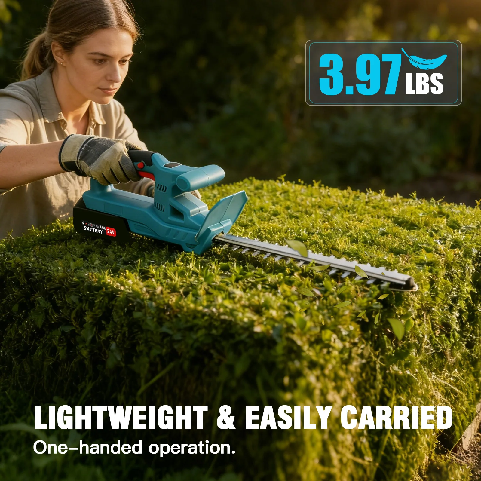 مقص سياج لاسلكي 20 بوصة، أداة - مراجعة Brushless Cordless Grass Trimmer 21V وسعره