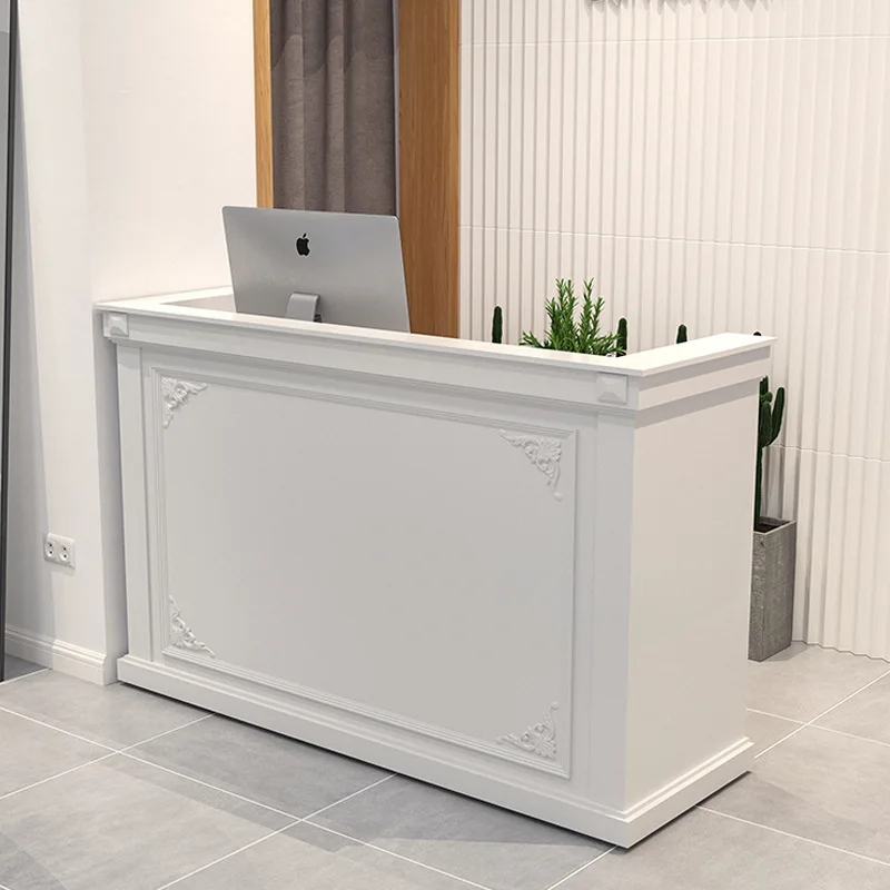 مكاتب استقبال صغيرة على الطراز الأوروبي بسيطة وحديثة لصالونات التجميل مكاتب الاستقبال أثاث المكاتب والملابس ВВENÓOZY40JDT