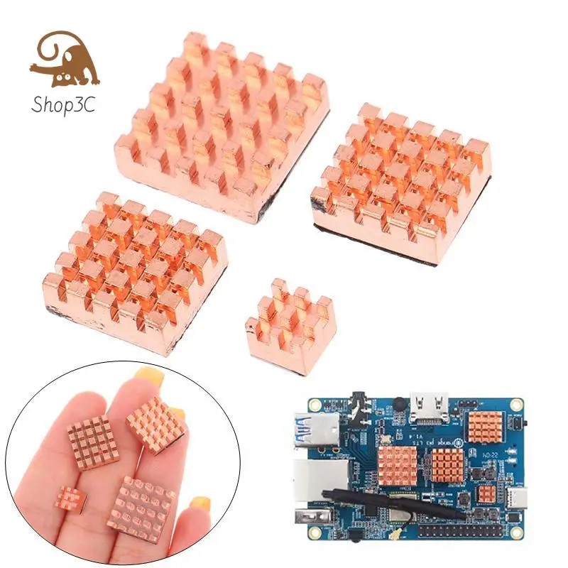 4 шт./набор, радиаторы для процессора Orange Pi 3 LTS